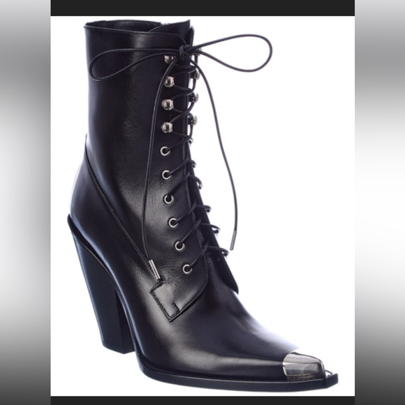 MICHAEL KORS Collection RADCLIFFE RUNWAY Leather Boots Sz 39.5 NIB - Picture 2 of 6